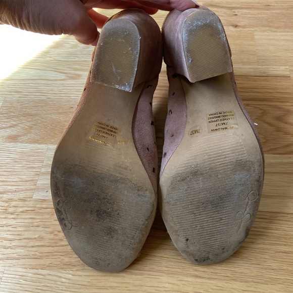 Jessica Simpson dusty rose suede booties - Picture 7 of 9